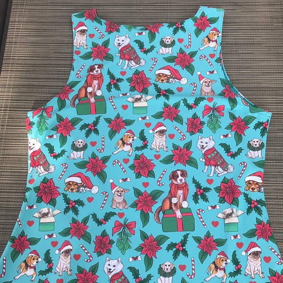 RARE NWOT Blackmilk Santa Paws Dress~LIMITED Size Large - Picture 8 of 14